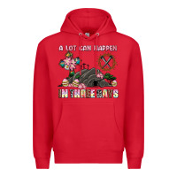 Red easter a lot can happen in three days Premium Hoodie - AdoDesignShop