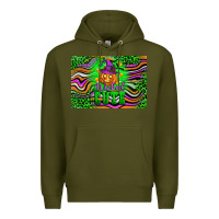 Army Green Wicked cute kids Premium Hoodie - Artiststas