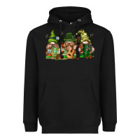 Black camping gnomies Heavyweight Hoodie - texasbilliewilder
