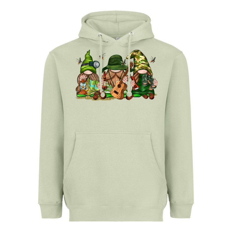 Camping Gnomies Heavyweight Hoodie by texasbilliewilder | Teevron