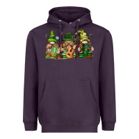 Plum camping gnomies Heavyweight Hoodie - texasbilliewilder
