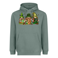 Sage camping gnomies Heavyweight Hoodie - texasbilliewilder