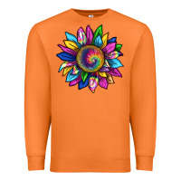 Carrot tie dye sunflower Premium Sweatshirt - texasbilliewilder