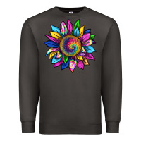 Smoke tie dye sunflower Premium Sweatshirt - texasbilliewilder