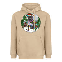 Mushroom Pitbull And Farm Heavyweight Hoodie - RanaPortraitStore