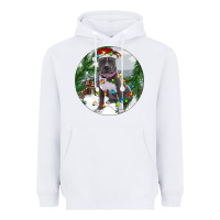 White Pitbull And Farm Heavyweight Hoodie - RanaPortraitStore