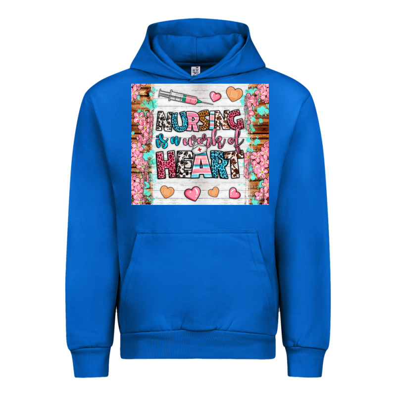 Nursing Is A Work Of Heart Tumbler Urban Hoodie by BundleAndBundleShop | Teevron