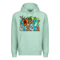 Seafoam happy camper with trees and map Premium Hoodie - AdoDesignShop