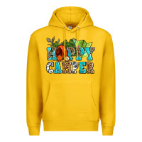 Lemon happy camper with trees and map Premium Hoodie - AdoDesignShop