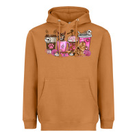 Meerkat cat coffee cups Heavyweight Hoodie - texasbilliewilder