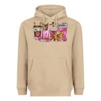 Mushroom cat coffee cups Heavyweight Hoodie - texasbilliewilder