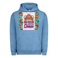Pigment Pebble Blue nurse a title just above queen tumbler Urban Hoodie - BundleAndBundleShop