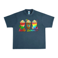 Midnight Navy hello summer Urban Heavy Tee - Artiststas