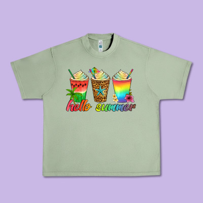 Hello Summer Urban Heavy Tee Designed By Artiststas