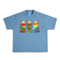 Pebble Blue hello summer Urban Heavy Tee - Artiststas