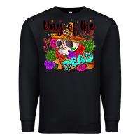 Black mexican day of the dead Premium Sweatshirt - Zillion Design Studio