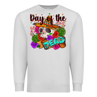 Dove Grey mexican day of the dead Premium Sweatshirt - Zillion Design Studio