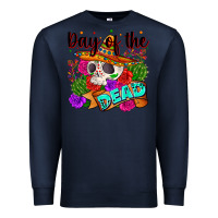 Navy mexican day of the dead Premium Sweatshirt - Zillion Design Studio