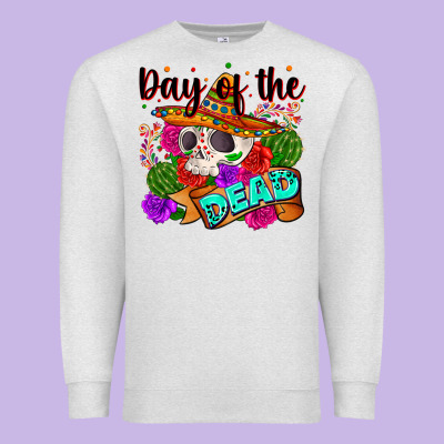 Mexican Day Of The Dead Premium Sweatshirt Designed By Zillion Design Studio