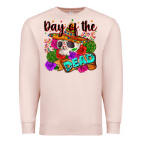 Pale Pink mexican day of the dead Premium Sweatshirt - Zillion Design Studio