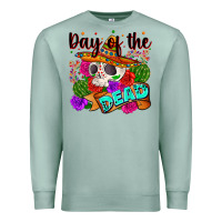 Seafoam mexican day of the dead Premium Sweatshirt - Zillion Design Studio