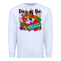 White mexican day of the dead Premium Sweatshirt - Zillion Design Studio