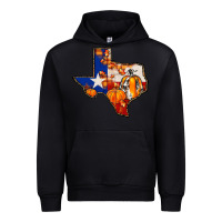 Black texas map fall Urban Hoodie - JahusDesignShop