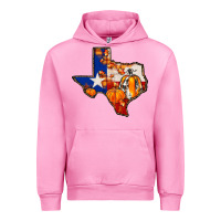Fuchsia Pink texas map fall Urban Hoodie - JahusDesignShop
