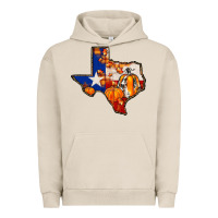 Pigment French Oak texas map fall Urban Hoodie - JahusDesignShop