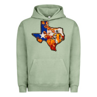 Pigment Oil Green texas map fall Urban Hoodie - JahusDesignShop