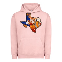 Pigment Salmon texas map fall Urban Hoodie - JahusDesignShop
