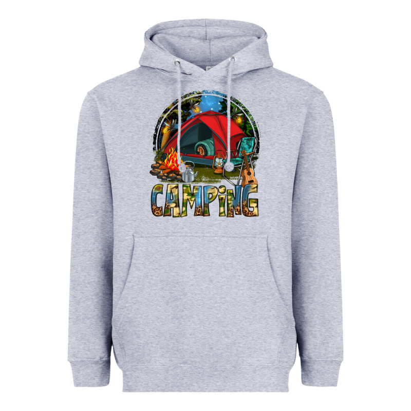 Camping Heavyweight Hoodie by texasbilliewilder | Teevron