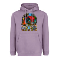 Lavender camping Heavyweight Hoodie - texasbilliewilder