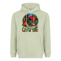 Matcha camping Heavyweight Hoodie - texasbilliewilder