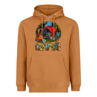 Meerkat camping Heavyweight Hoodie - texasbilliewilder