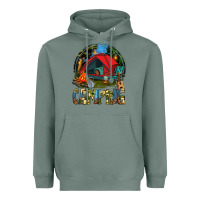 Sage camping Heavyweight Hoodie - texasbilliewilder