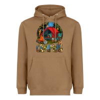 Toasted Coconut camping Heavyweight Hoodie - texasbilliewilder