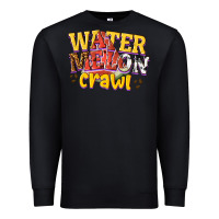 Black watermelon crawl Premium Sweatshirt - texasbilliewilder