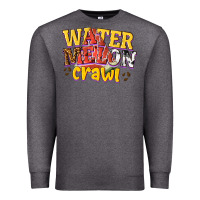 Charcoal Heather watermelon crawl Premium Sweatshirt - texasbilliewilder