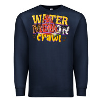 Navy watermelon crawl Premium Sweatshirt - texasbilliewilder