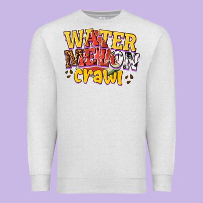 Watermelon Crawl Premium Sweatshirt Designed By Texasbilliewilder