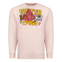 Pale Pink watermelon crawl Premium Sweatshirt - texasbilliewilder