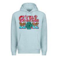 Blue Mist girl mom Premium Hoodie - AdoDesignShop