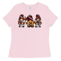 Bubblegum Pink football gnomes Ladies Tee - BarkalooDesign
