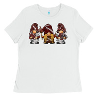 White football gnomes Ladies Tee - BarkalooDesign