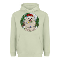 Matcha Pomeranian And Farm Heavyweight Hoodie - RanaPortraitStore