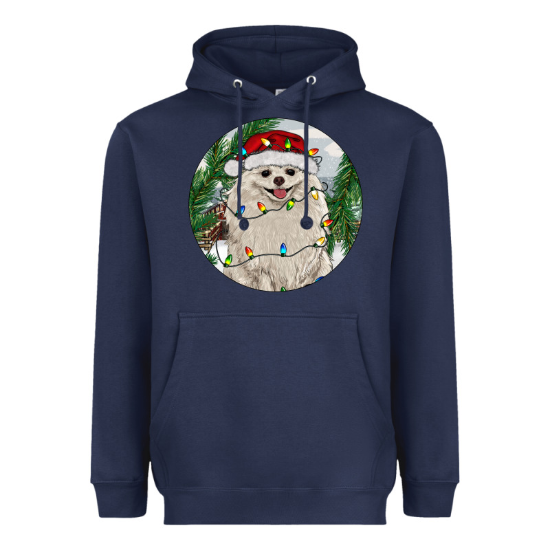 Pomeranian And Farm Heavyweight Hoodie by RanaPortraitStore | Teevron
