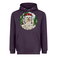 Plum Pomeranian And Farm Heavyweight Hoodie - RanaPortraitStore