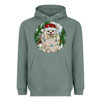 Sage Pomeranian And Farm Heavyweight Hoodie - RanaPortraitStore
