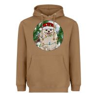 Toasted Coconut Pomeranian And Farm Heavyweight Hoodie - RanaPortraitStore